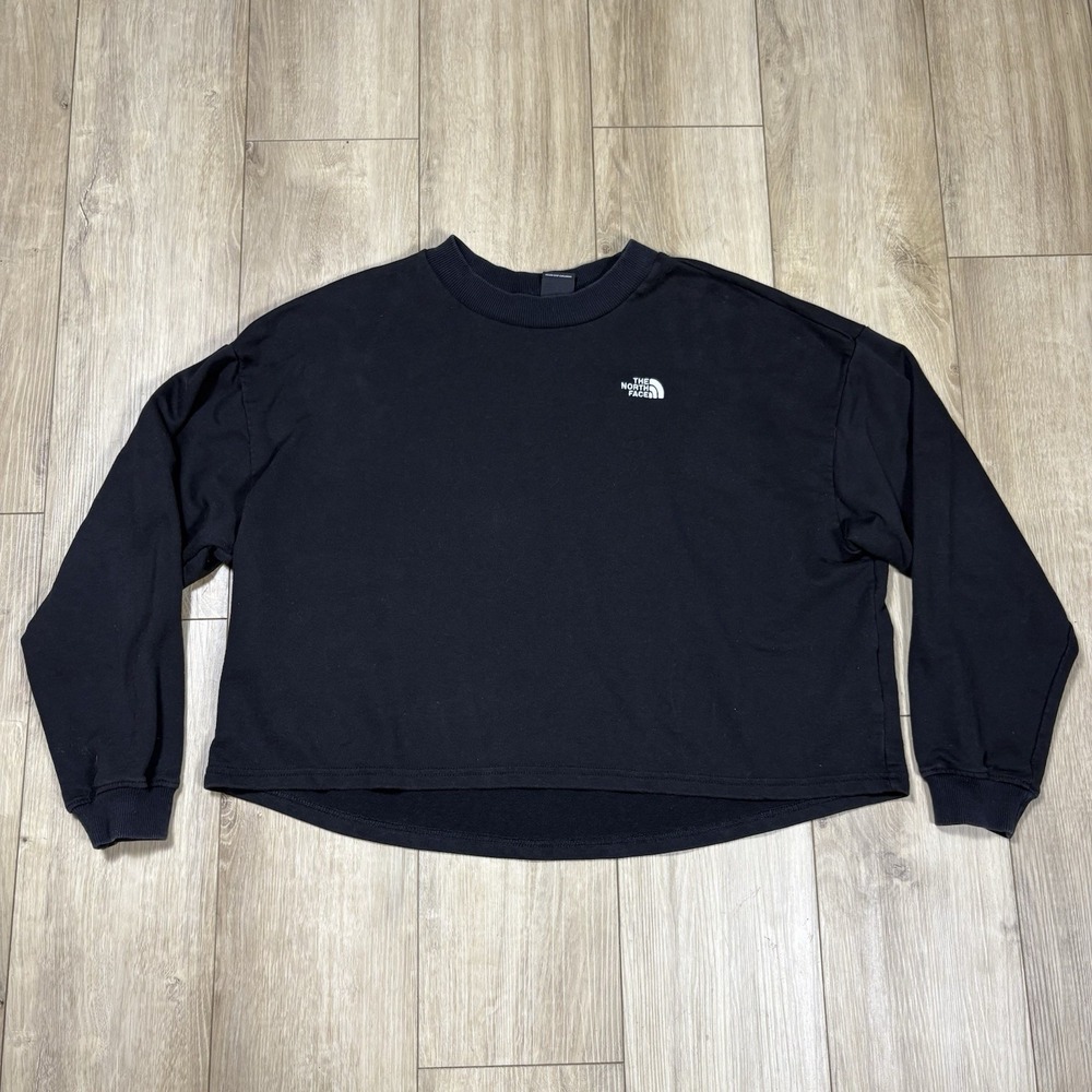 North Face Sweater Womens XL‎ Long Sleeve Crop Pullover Crewneck